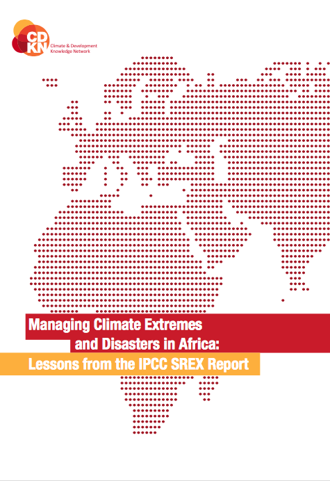 Managing Climate Extremes and Disasters in Africa (IPCC SREX Report)
