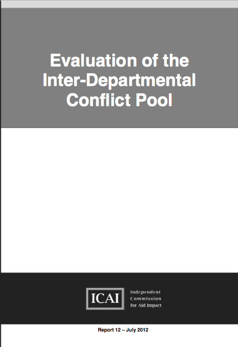 Evaluation of the Inter-Departmental Conflict Pool (ICAI)