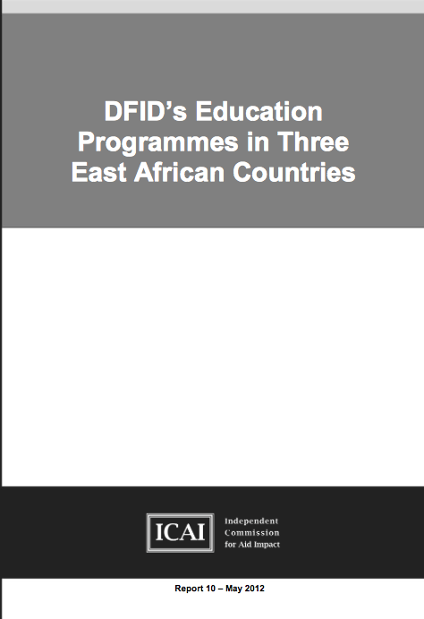 DFIDs Education Programme in Three East African Countries (ICAI)