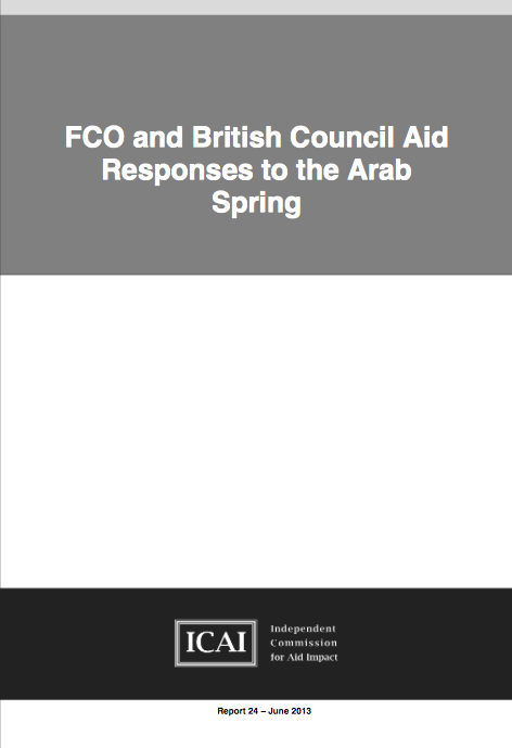 Foreign and Commonwealth Offices and the British Councils use of aid in response to the Arab Spring (ICAI)
