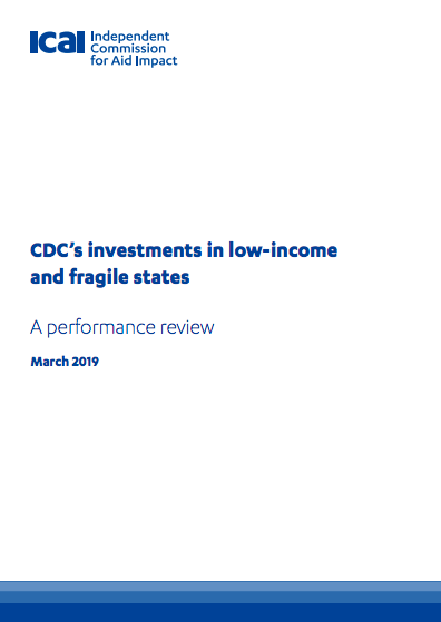 CDC’s investments in low-income and fragile states