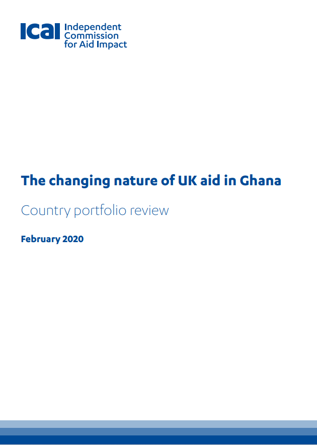 Review of the changing nature of UK aid in Ghana