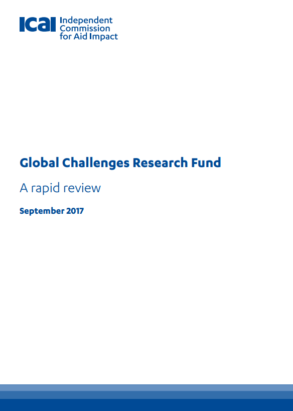Global Challenges Research Fund review (ICAI)