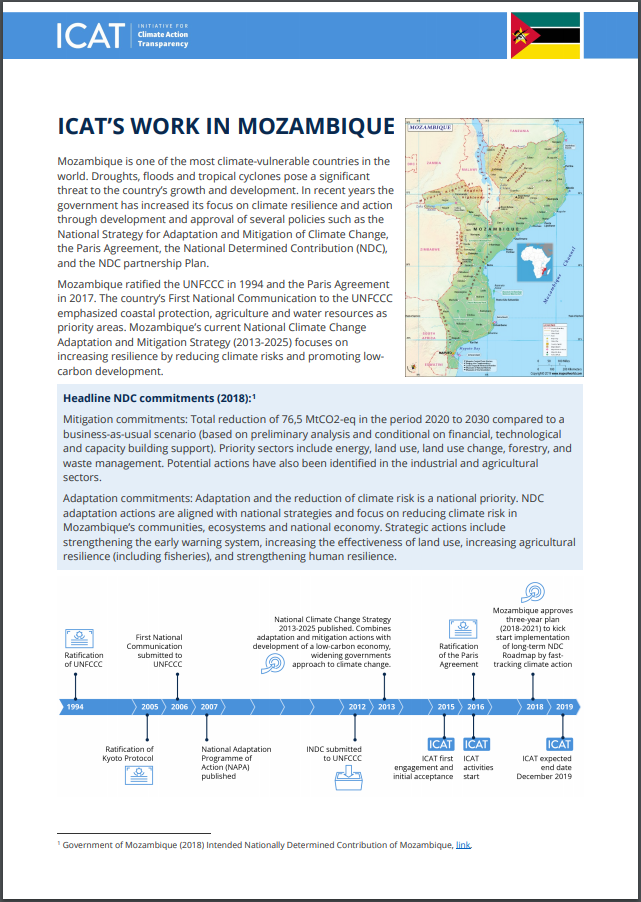 ICAT’s Work in Mozambique