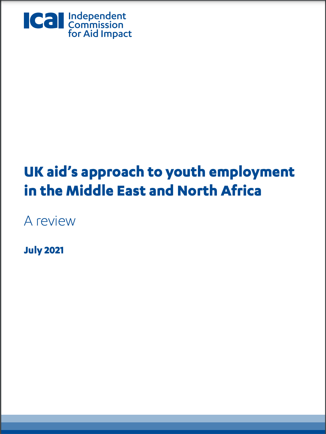 UK aid’s approach to youth employment in the Middle East and North Africa