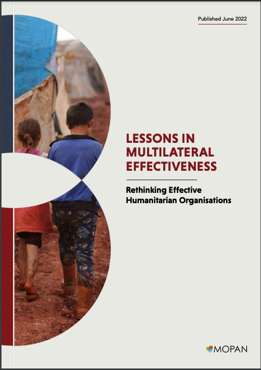 MOPAN Lessons in Multilateral Effectiveness: Humanitarian Organisations