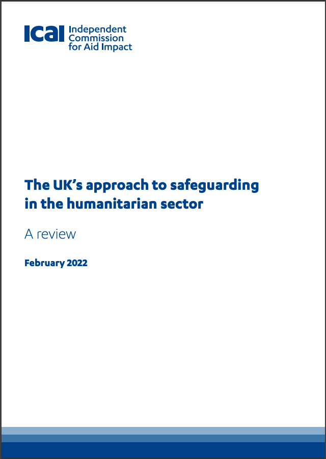 The UK’s approach to safeguarding in the humanitarian sector