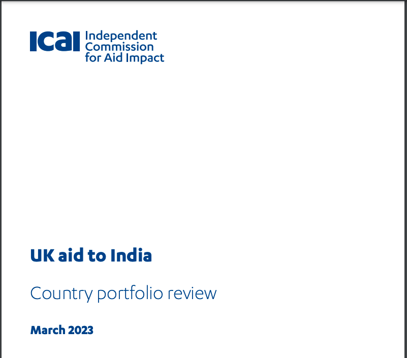 UK aid to India